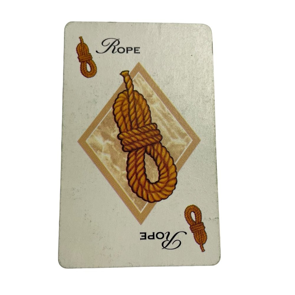Vintage 1998 CLUE Weapon Card Rope Replacement Game Piece u